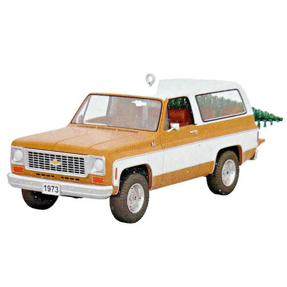 Hallmark 1973 CHEVROLET BLAZER Keepsake Ornament 2023 All-American Trucks #29 - Picture 2 of 7